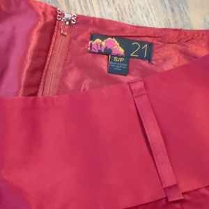 Forever 21 Stretchy Satin Skirt